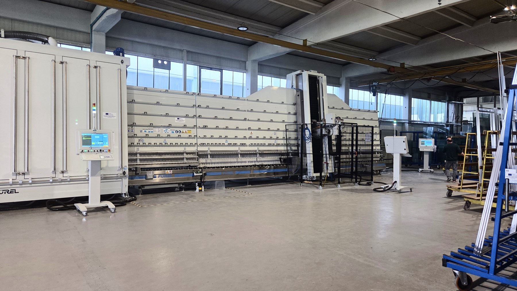 Forel-Isolierglaslinie für Formate bis 4000 × 2500 mm