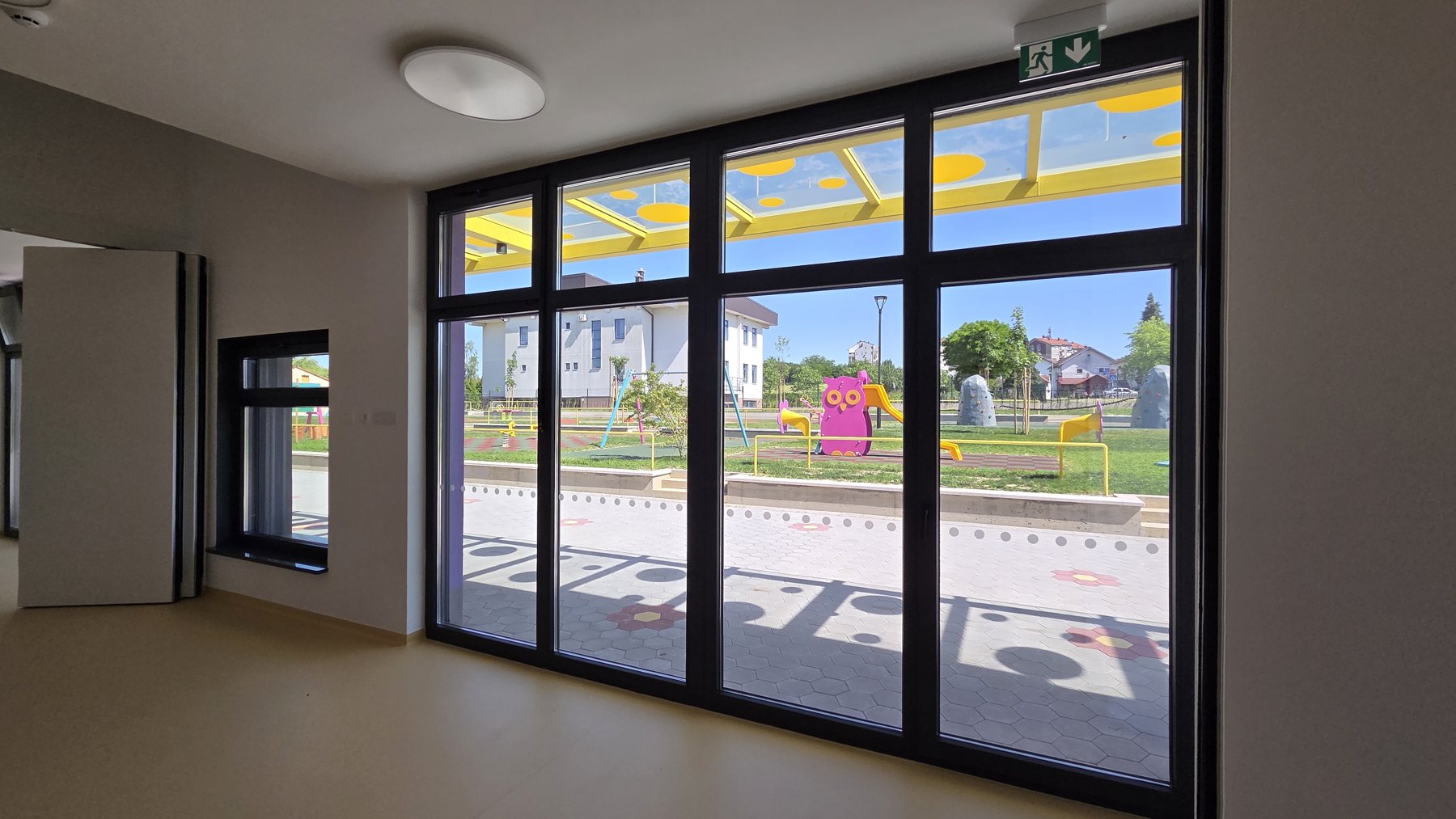 Urbarija nursery, view from inside through Sun 39